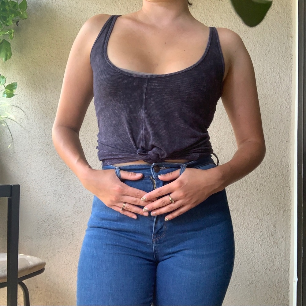 Pac Sun Super High Rise Ankle Jeans Size 26